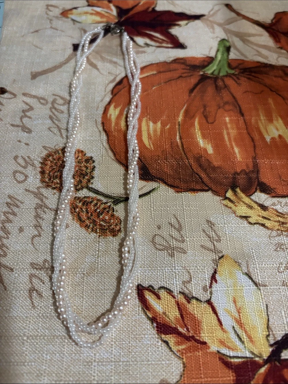 Classic Multi-Strand White Pearl Necklace